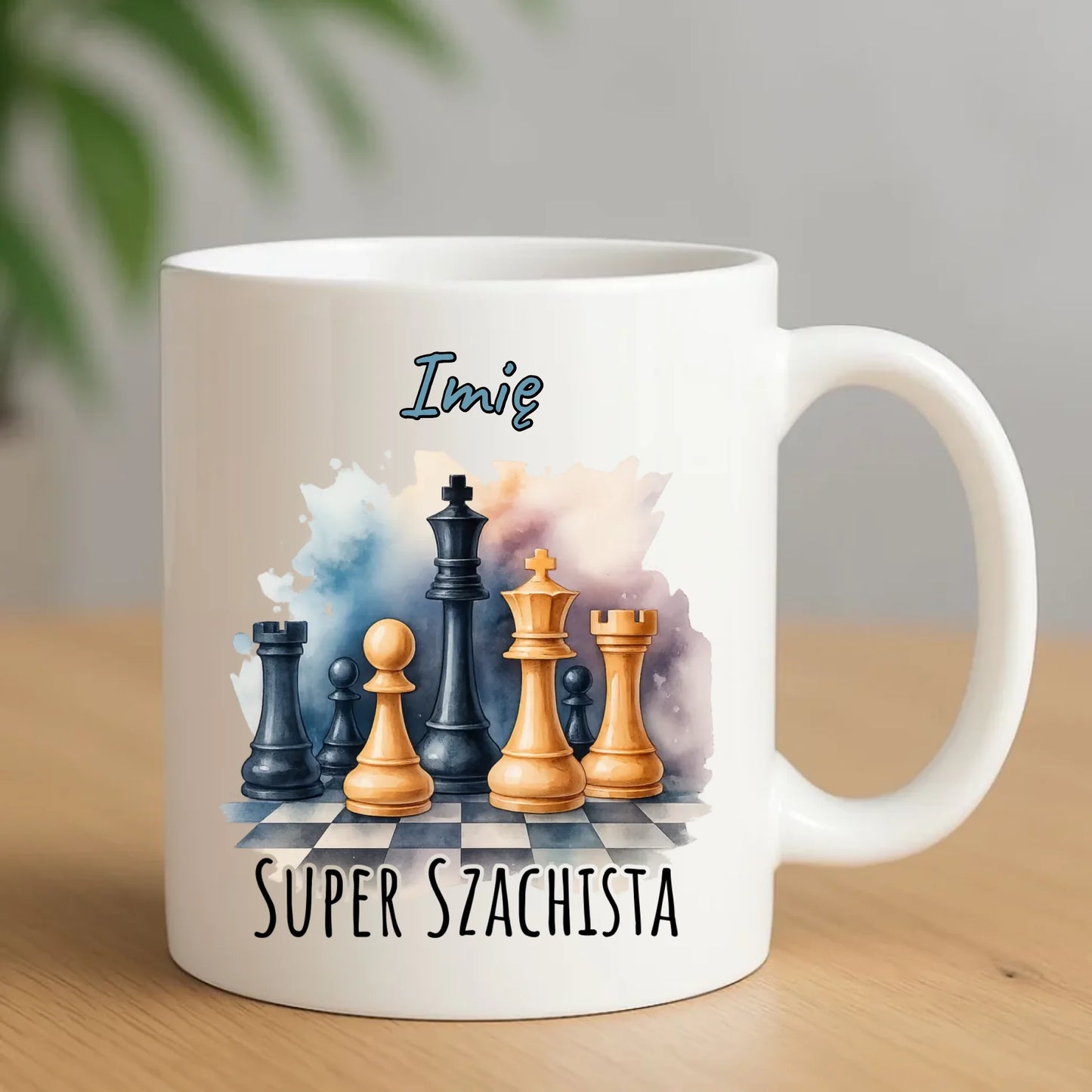 Kubek dla szachisty - Super szachista - personalizowany HSZ12 - StoryCups.pl