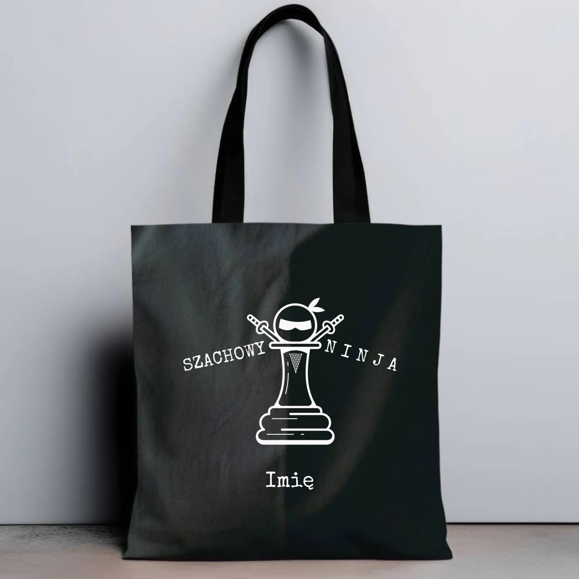 Torba dla szachisty - Szachowy ninja - personalizowana HSZ01 - StoryCups.pl
