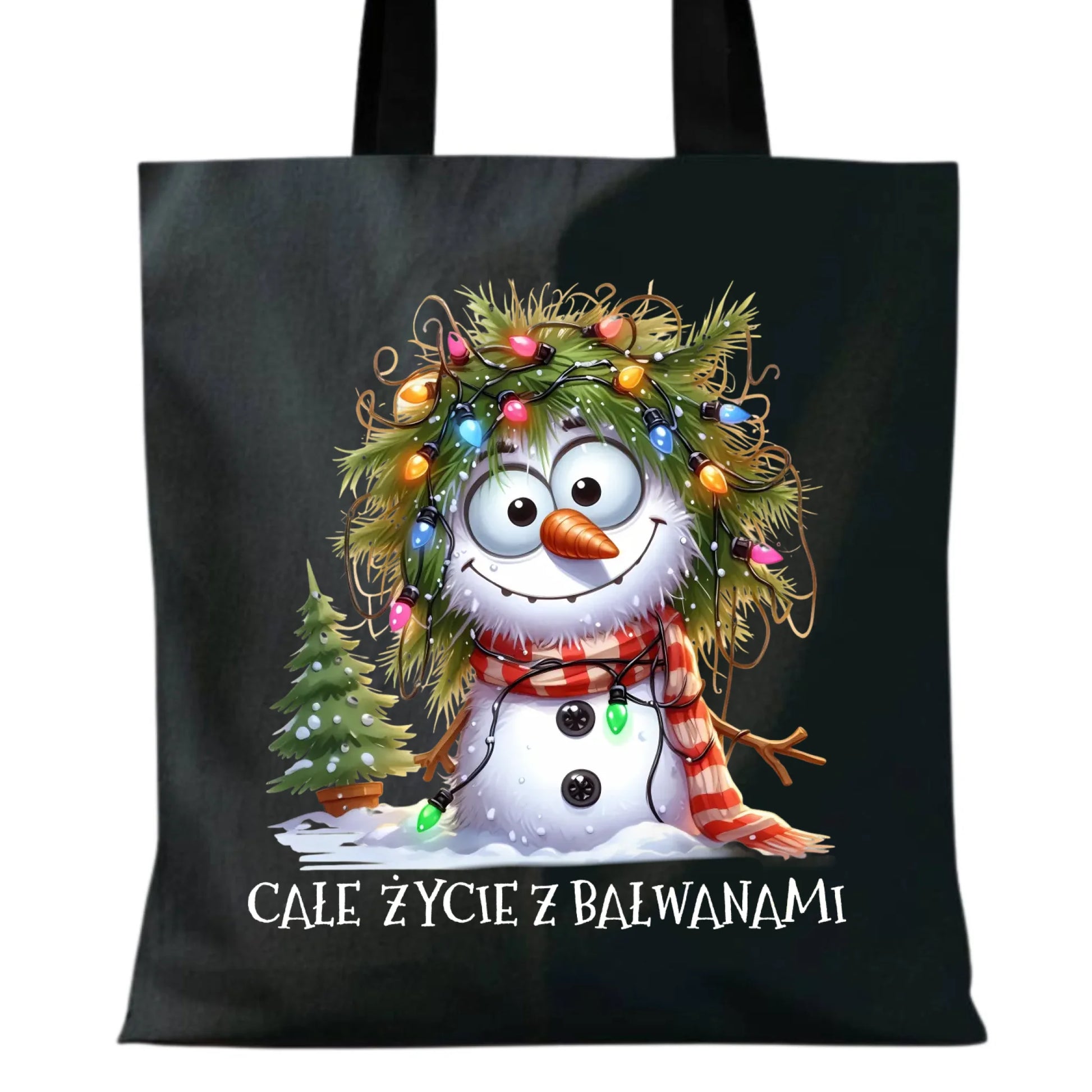 Torba świąteczna - Całe życie z bałwanami BN125 - StoryCups.pl