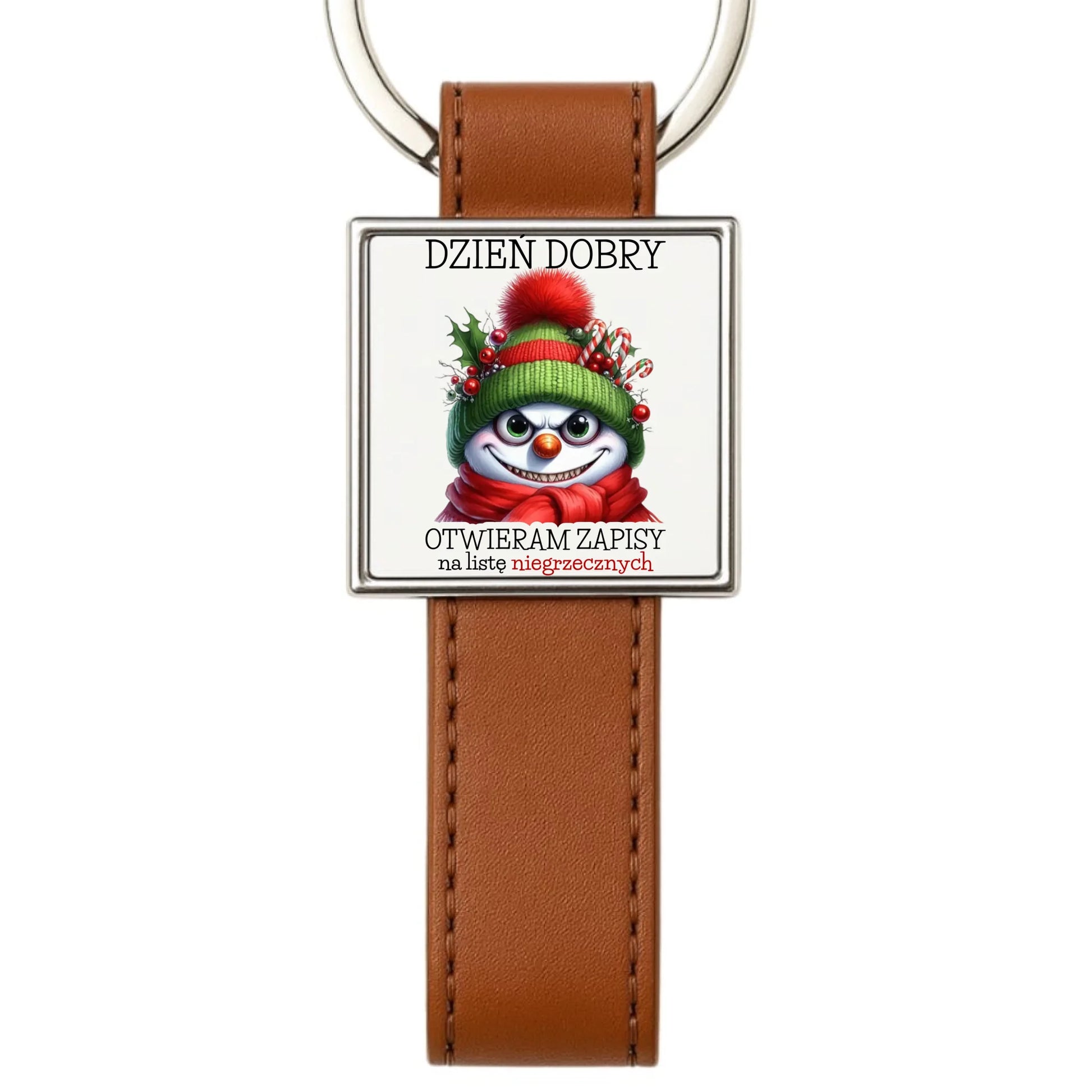 Brelok świąteczny - Niegrzeczny bałwan - Dzień dobry otwieram zapisy na listę BN121 - StoryCups.pl