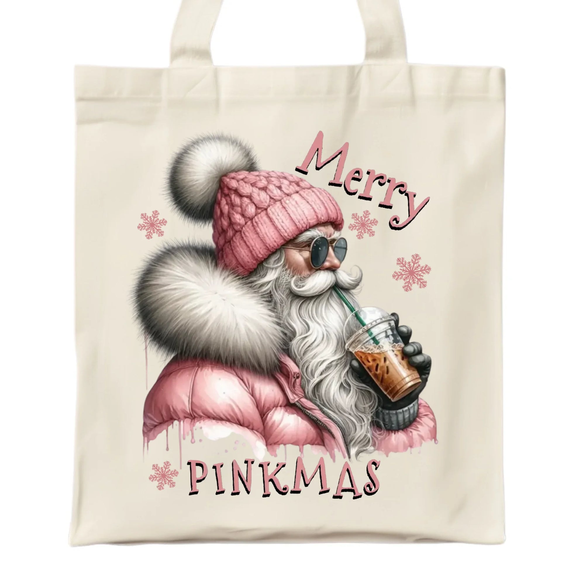 Torba świąteczna - Różowe Święta - Merry pinkmas BN117 - StoryCups.pl