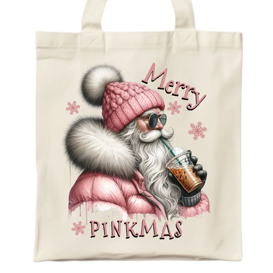 Torba świąteczna - Różowe Święta - Merry pinkmas BN117 - StoryCups.pl
