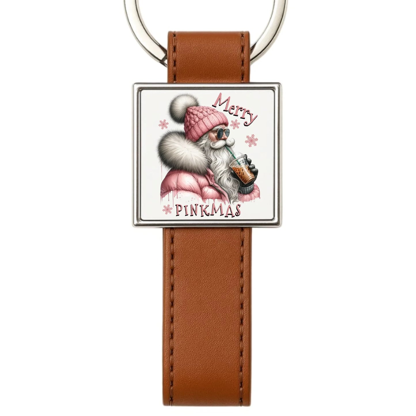 Brelok świąteczny - Różowe Święta - Merry pinkmas BN117 - StoryCups.pl
