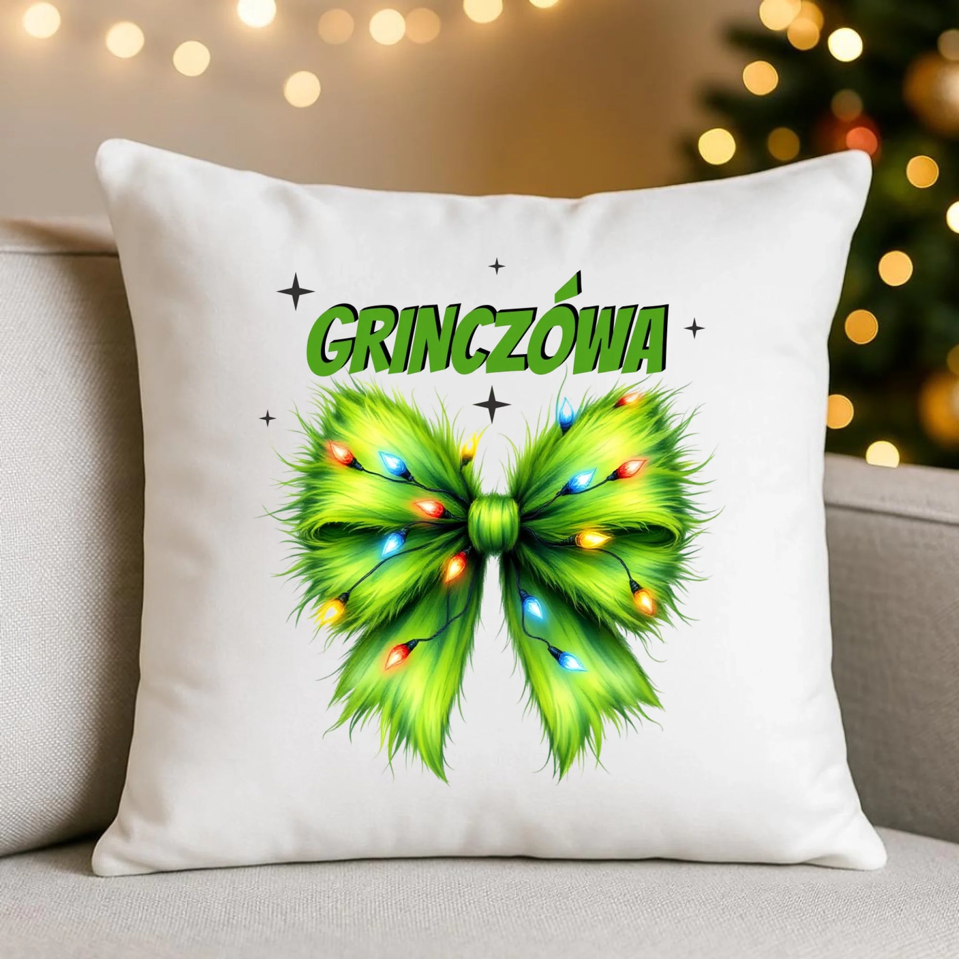 Poduszka świąteczna - Grinczówa BN114 - StoryCups.pl
