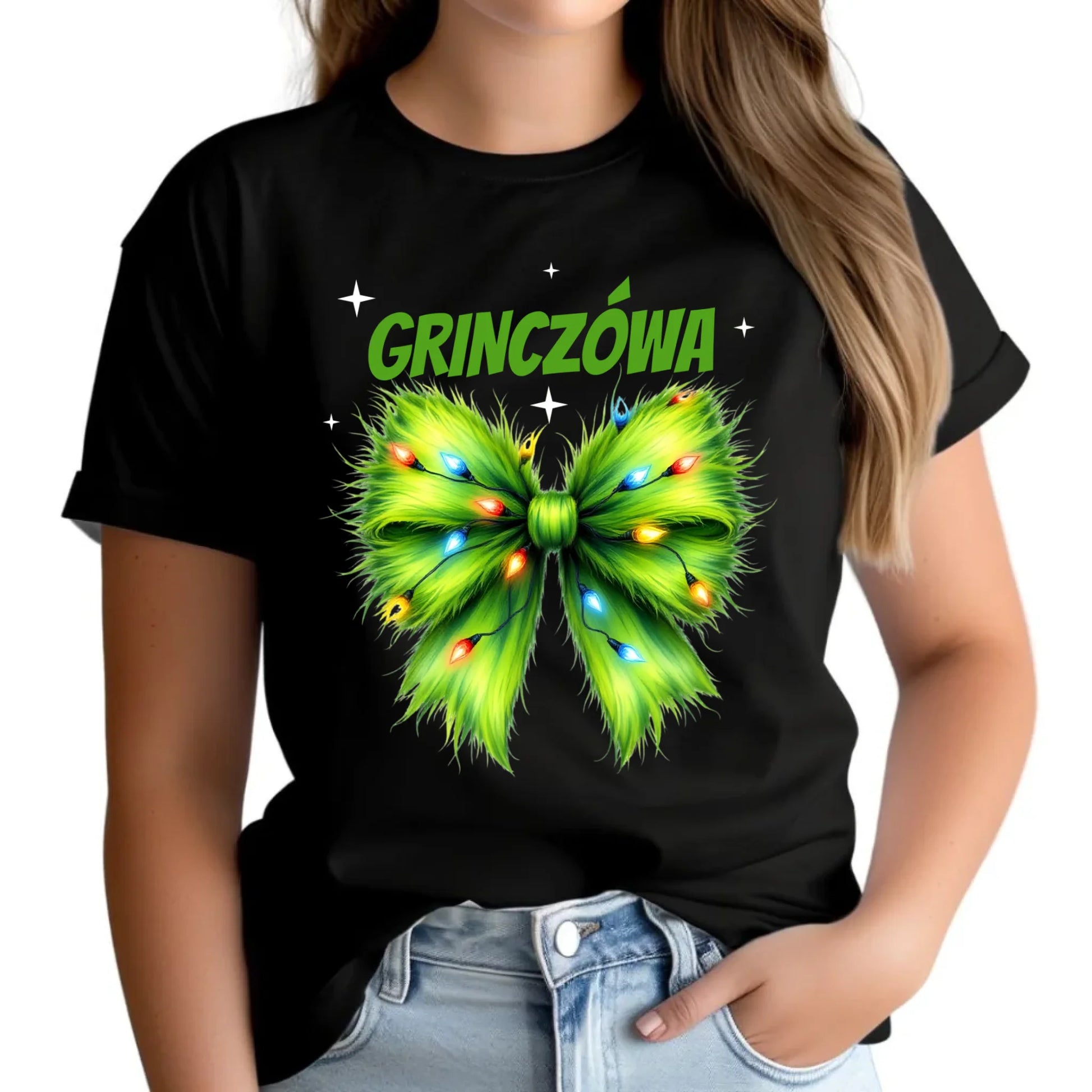 Koszulka damska świąteczna - Grinczówa BN114 - StoryCups.pl