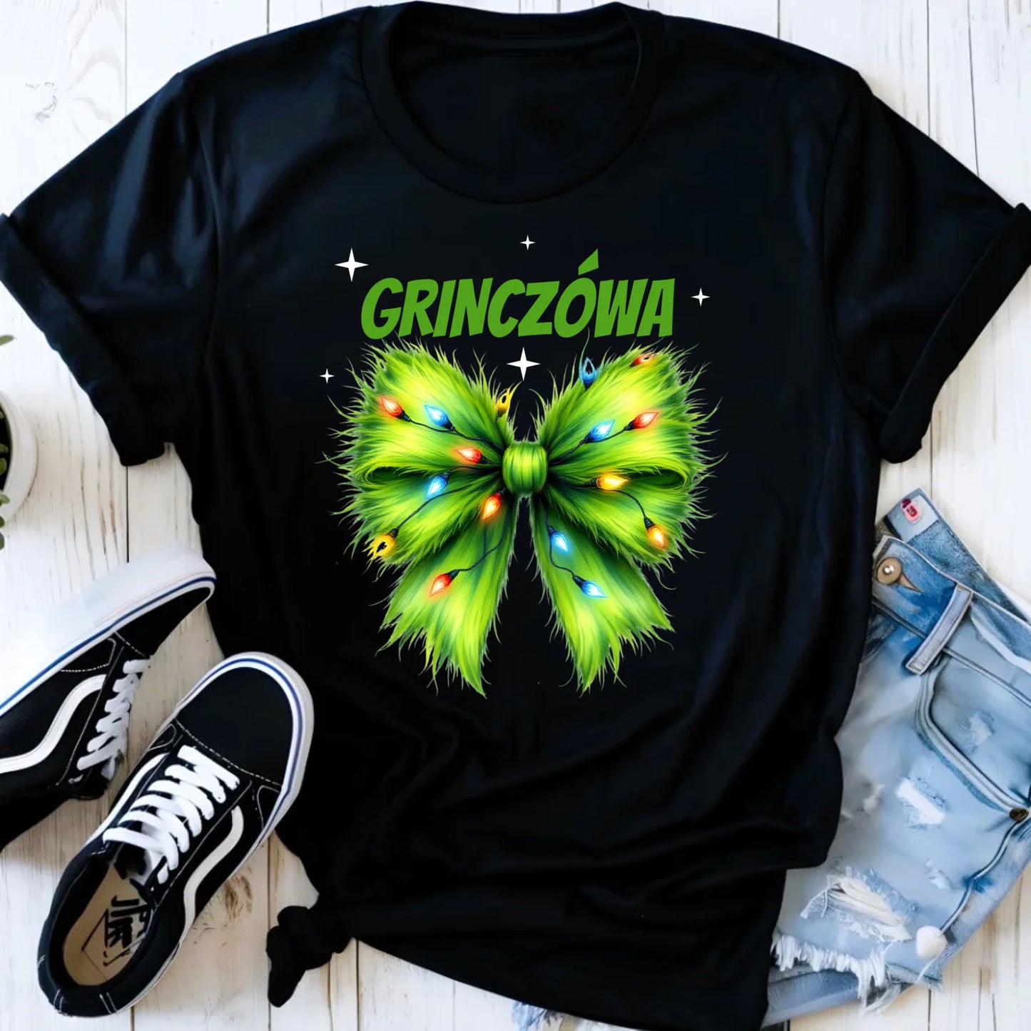 Koszulka damska świąteczna - Grinczówa BN114 - StoryCups.pl