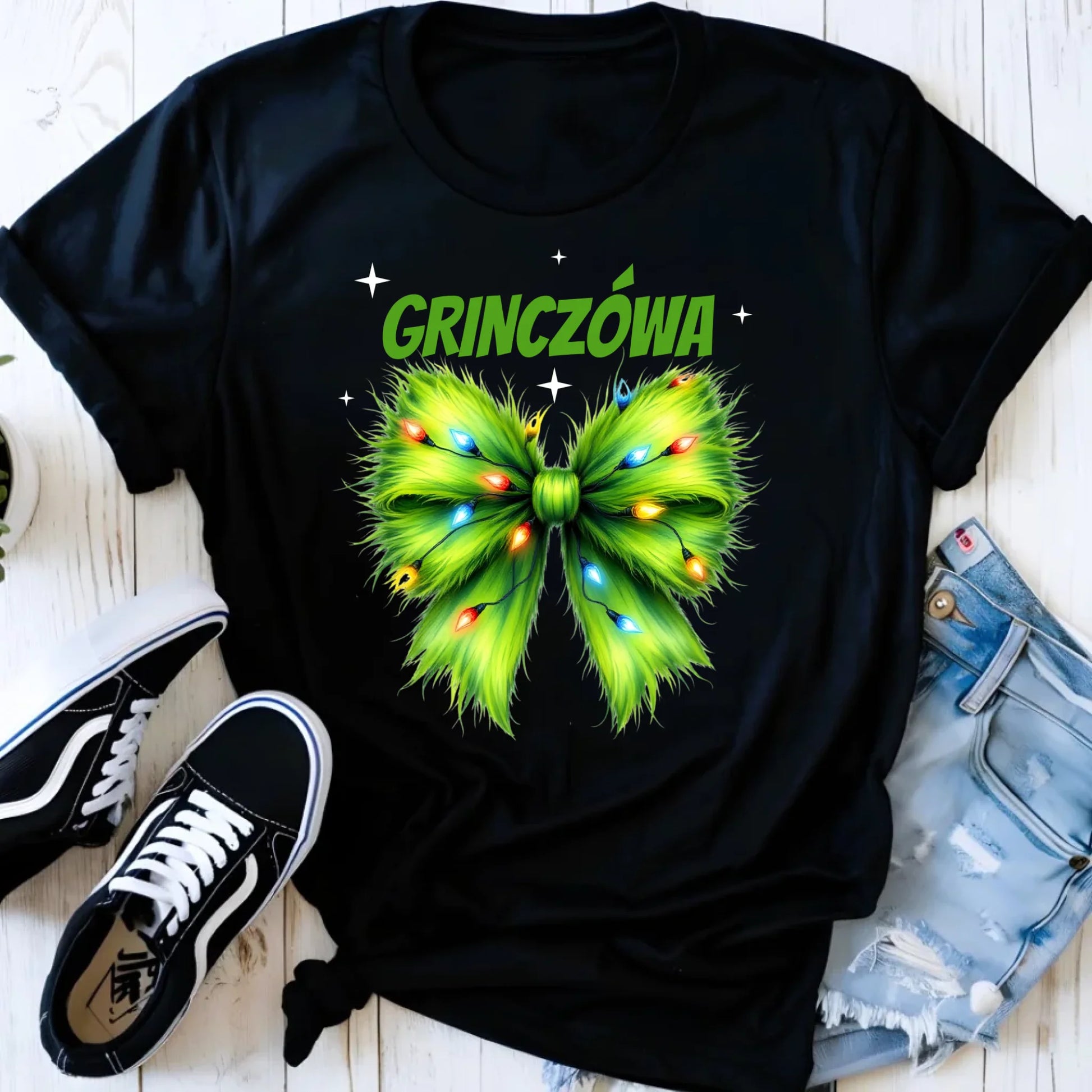 Koszulka damska świąteczna - Grinczówa BN114 - StoryCups.pl