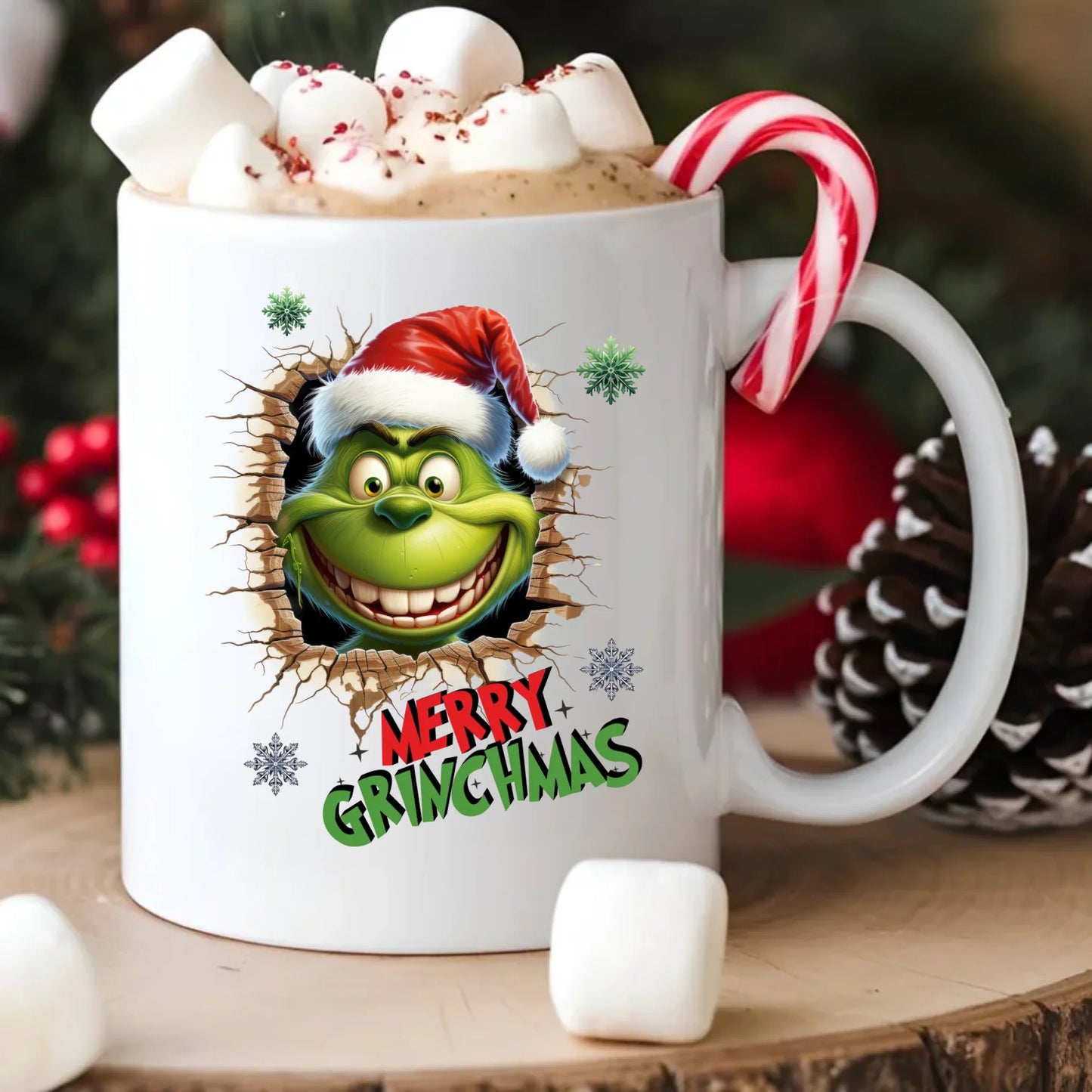 Kubek świąteczny - Grinch - Merry Grinchmas BN113 - StoryCups.pl