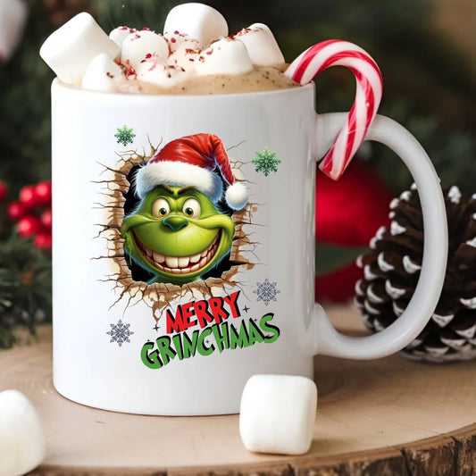 Kubek świąteczny - Grinch - Merry Grinchmas BN113 - StoryCups.pl