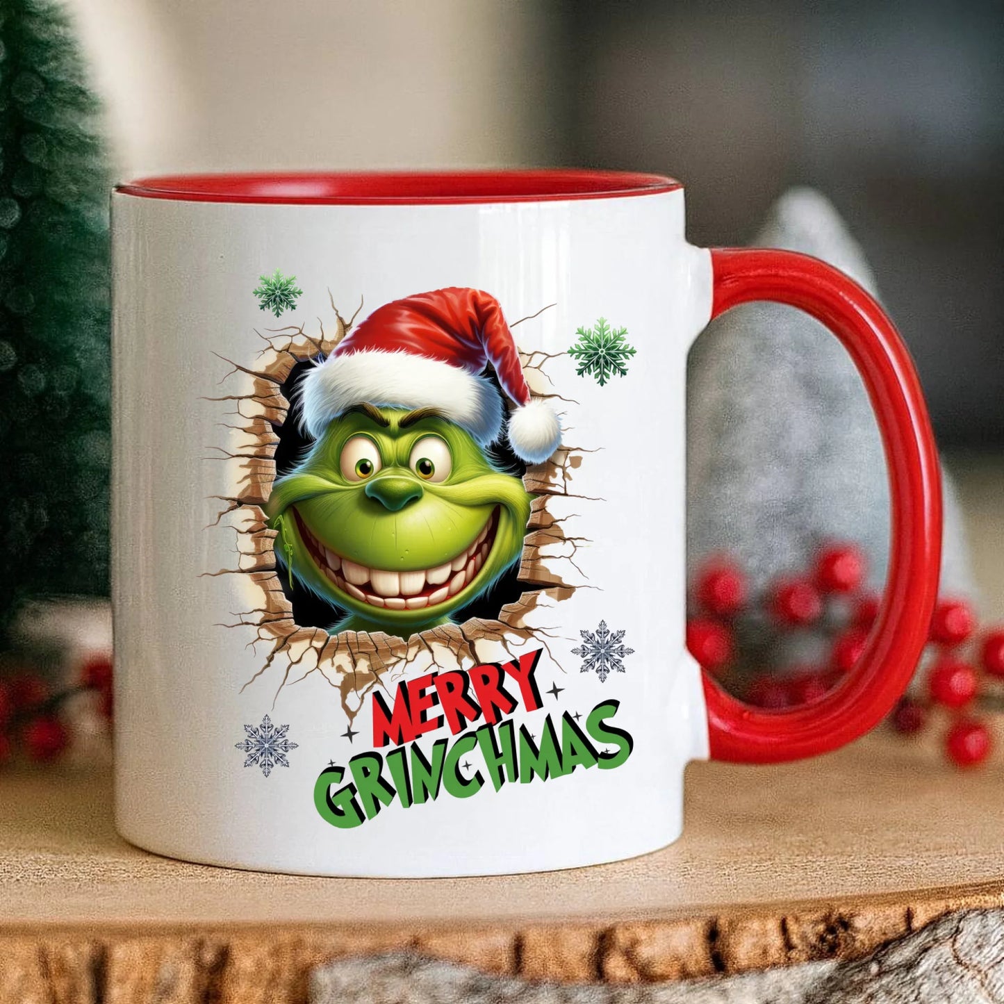 Kubek świąteczny - Grinch - Merry Grinchmas BN113 - StoryCups.pl