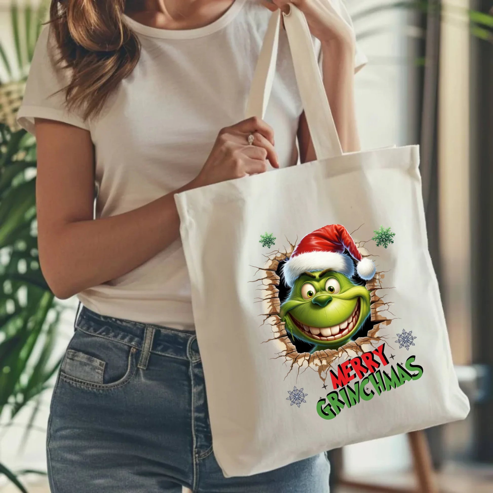 Torba świąteczna - Grinch - Merry Grinchmas BN113 - StoryCups.pl