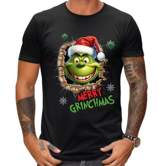 Koszulka męska świąteczna - Grinch - Merry Grinchmas BN113 - StoryCups.pl