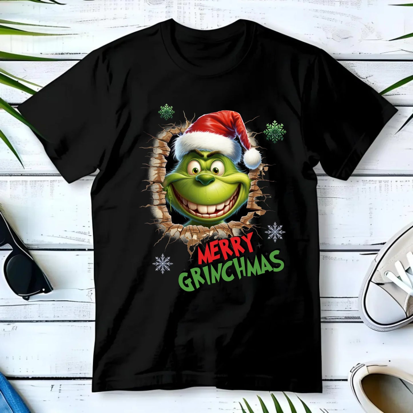 Koszulka męska świąteczna - Grinch - Merry Grinchmas BN113 - StoryCups.pl