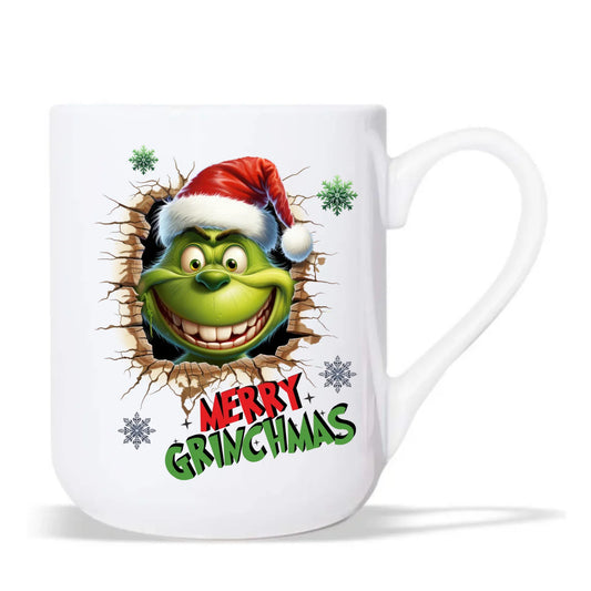Kubek elegant świąteczny - Grinch - Merry Grinchmas BN113 - StoryCups.pl