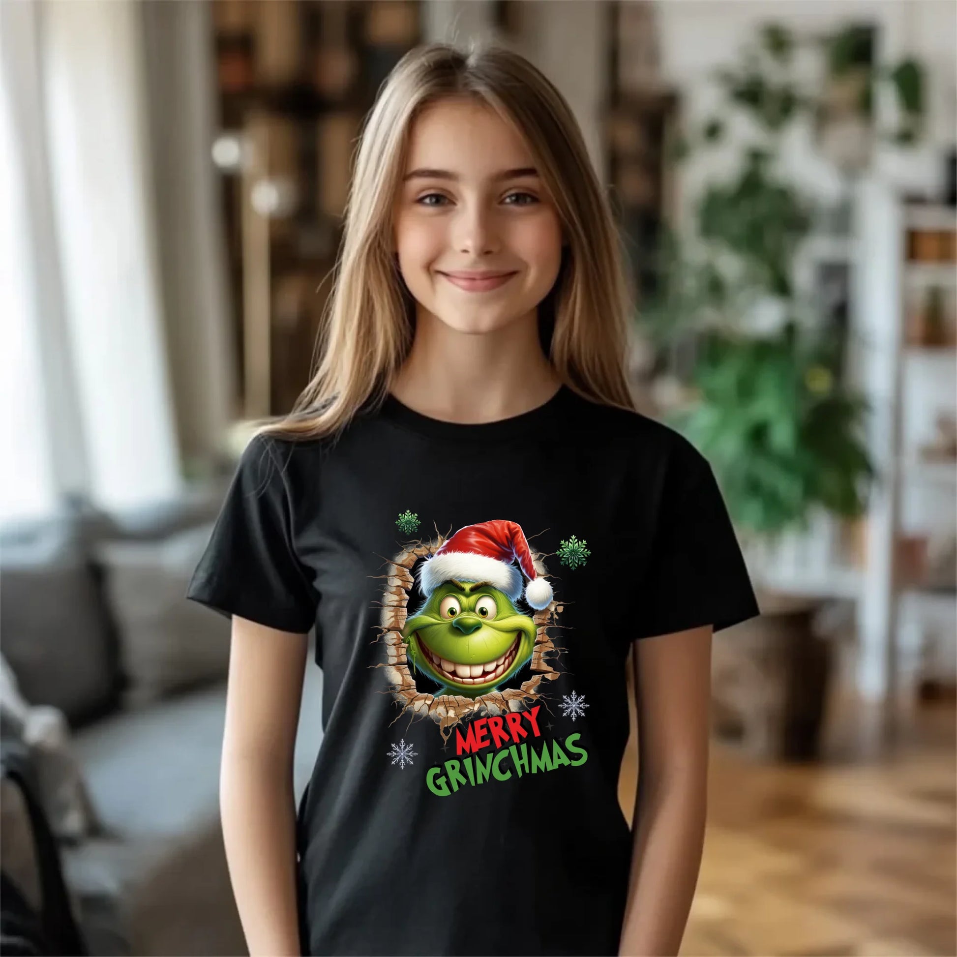 Koszulka dziecięca świąteczna - Grinch - Merry Grinchmas BN113 - StoryCups.pl