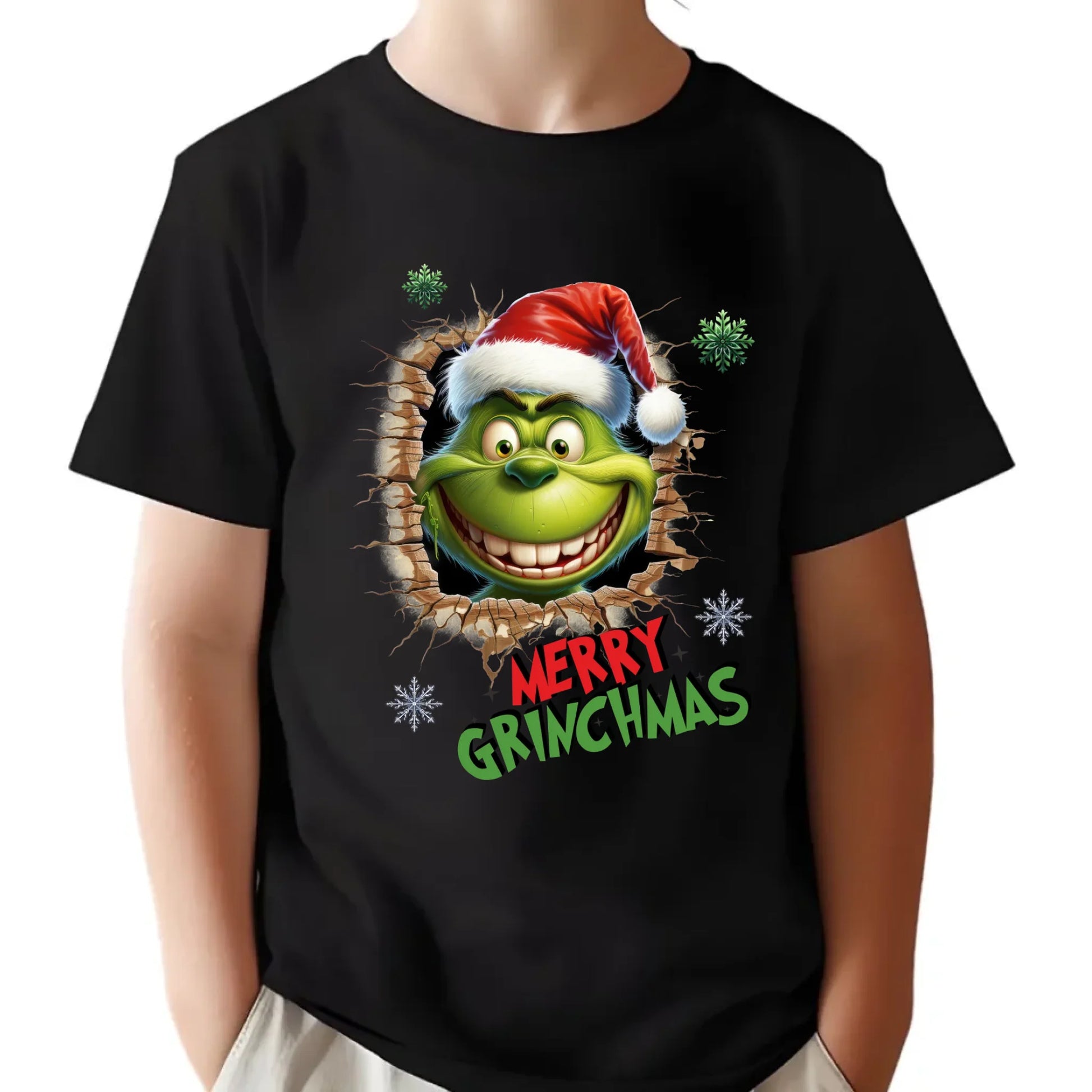 Koszulka dziecięca świąteczna - Grinch - Merry Grinchmas BN113 - StoryCups.pl