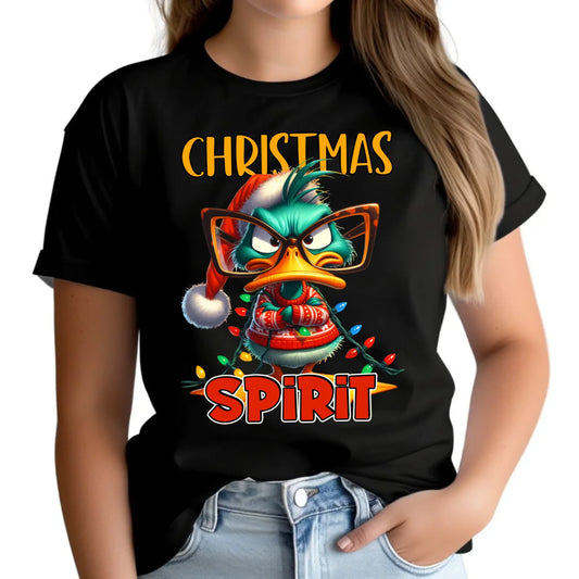 Christmas spirit | Świąteczna koszulka damska BN76 - StoryCups.pl