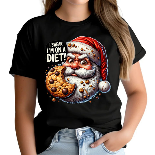 Jestem na diecie | Świąteczna koszulka damska BN97 - StoryCups.pl