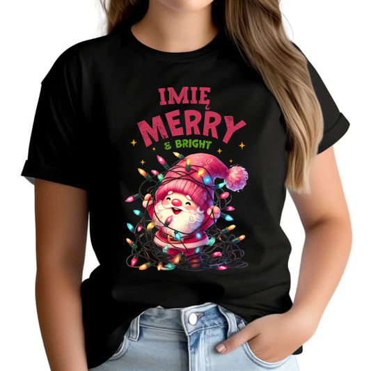 Radosnych Świąt | Personalizowana świąteczna koszulka damska BN58 - StoryCups.pl