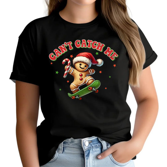 Can't catch me | Świąteczna koszulka damska BN45 - StoryCups.pl