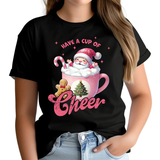 Have a cup of cheer | Świąteczna koszulka damska BN53 - StoryCups.pl