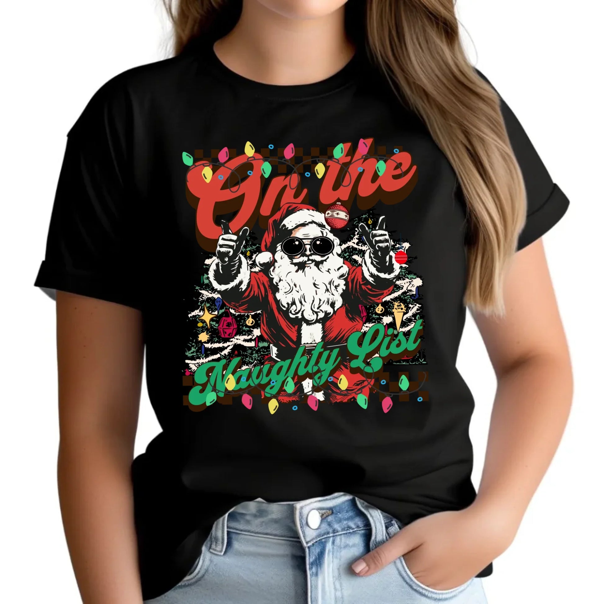 Na liście niegrzecznych | Świąteczna koszulka damska BN50 - StoryCups.pl