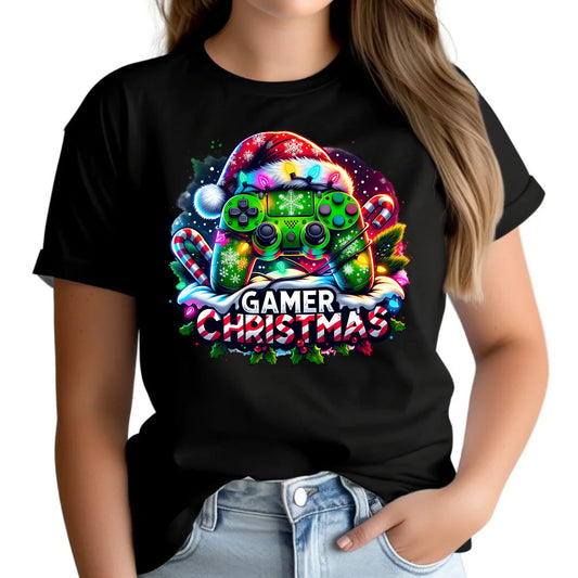 Świąteczny gracz | Koszulka damska na święta dla gracza BN22 - StoryCups.pl