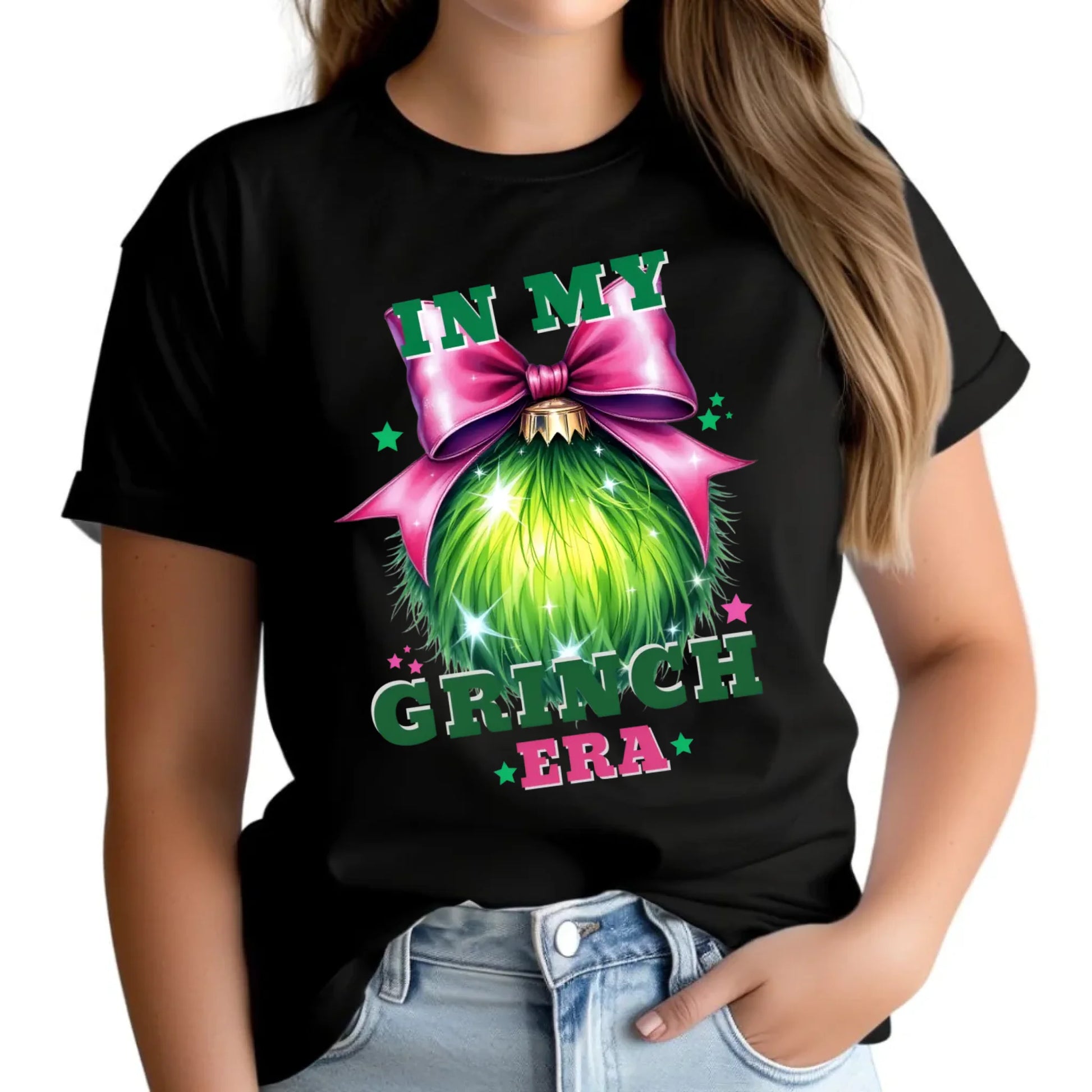 In my Grinch era | Świąteczna koszulka damska BN26 - StoryCups.pl