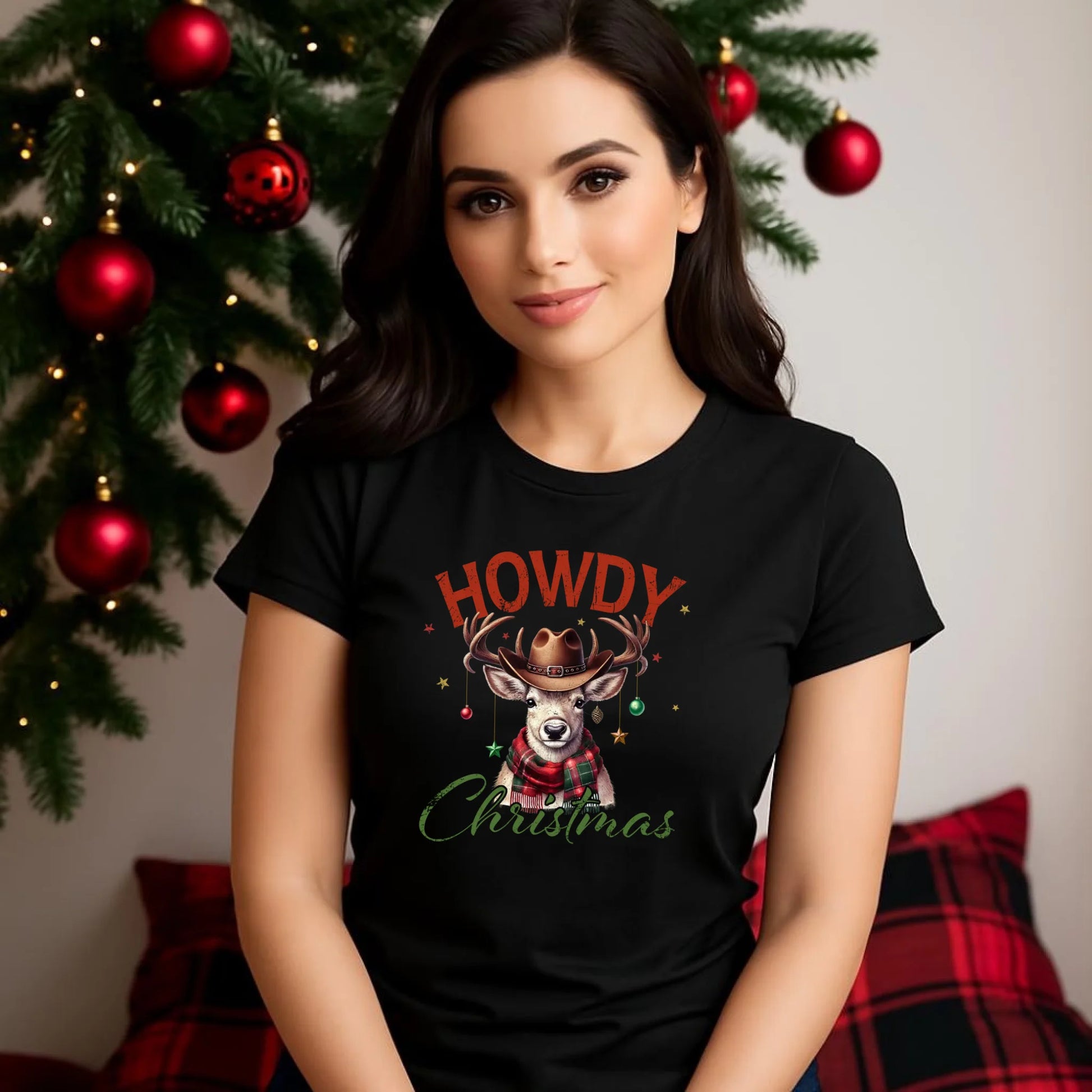 Howdy Christmas | Świąteczna koszulka damska BN54 - StoryCups.pl