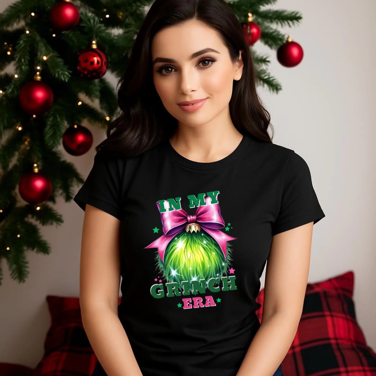 In my Grinch era | Świąteczna koszulka damska BN26 - StoryCups.pl