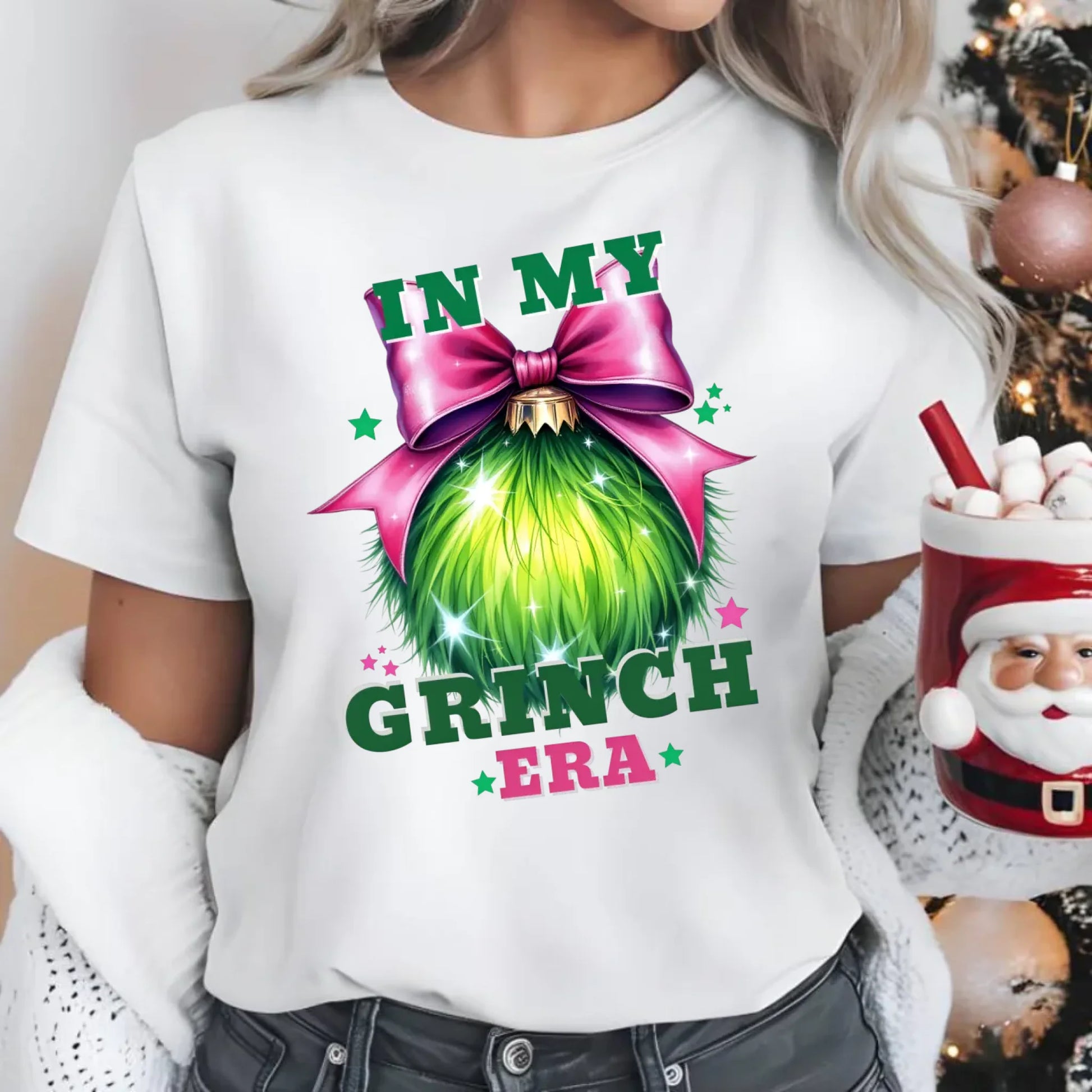 In my Grinch era | Świąteczna koszulka damska BN26 - StoryCups.pl