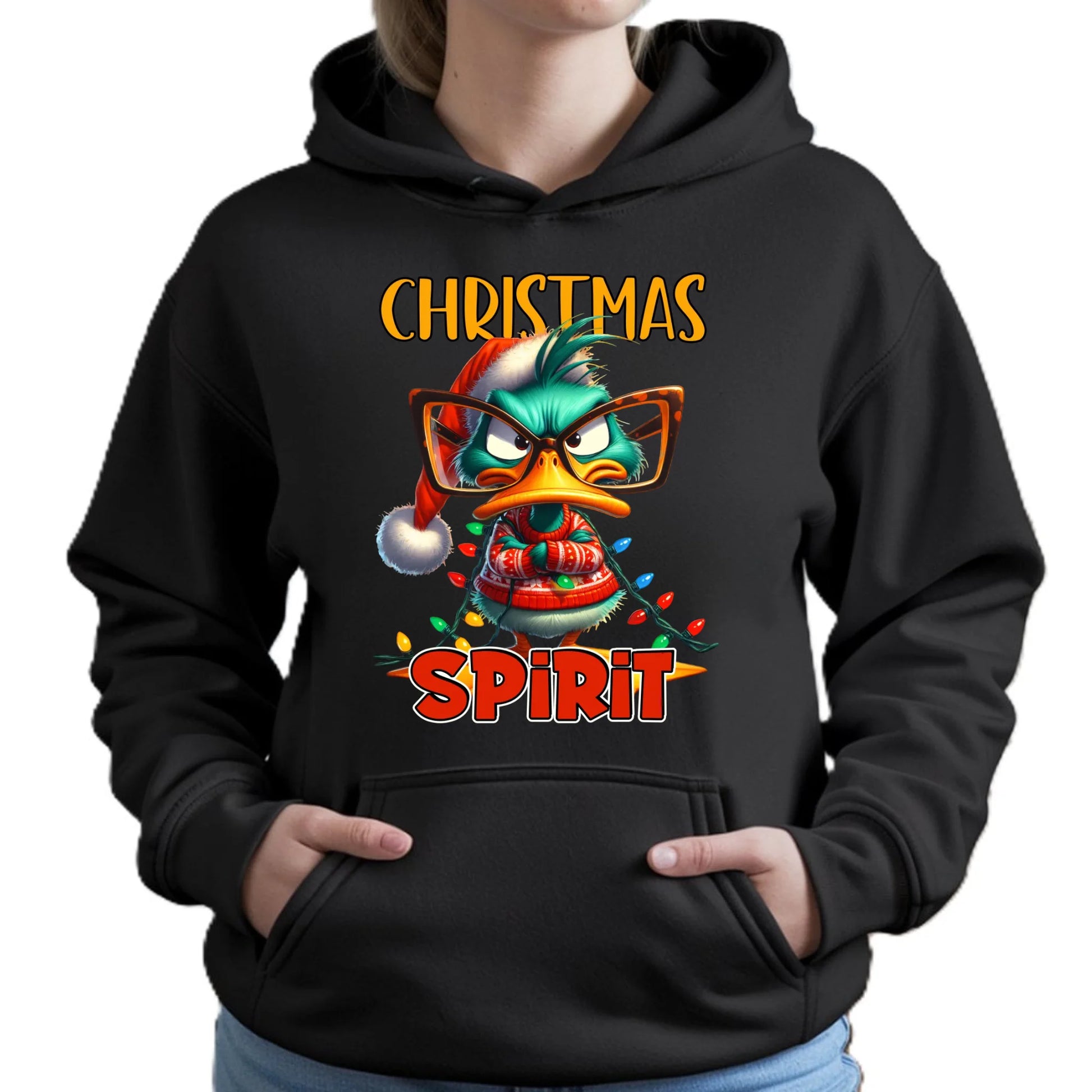 Christmas spirit | Świąteczna bluza damska z kapturem BN76 - StoryCups.pl