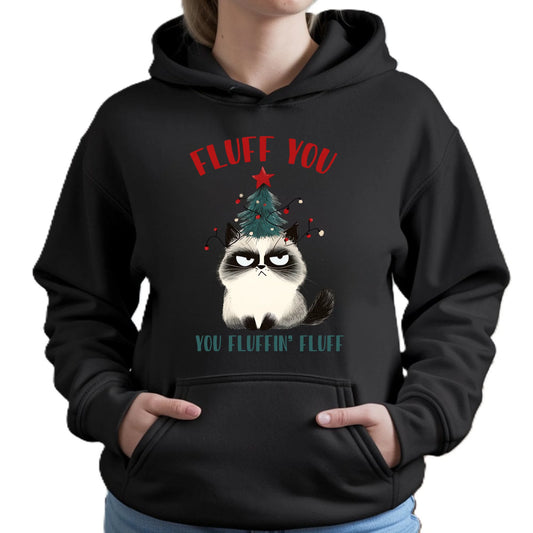 Fluff You | Świąteczna bluza damska z kapturem BN10 - StoryCups.pl