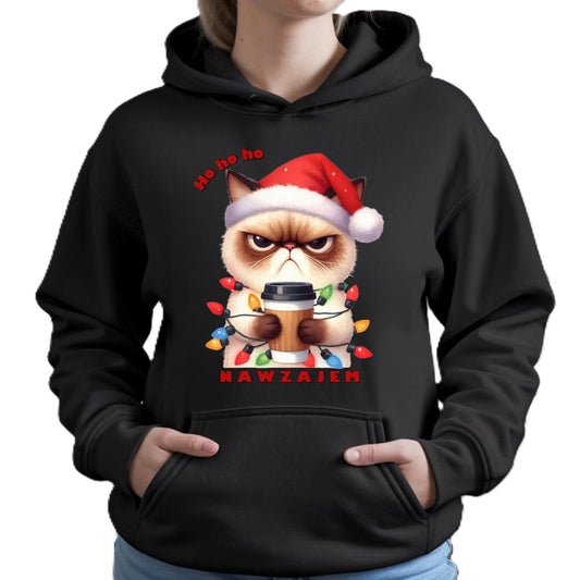 Nawzajem | Świąteczna bluza damska z kapturem BN33 - StoryCups.pl