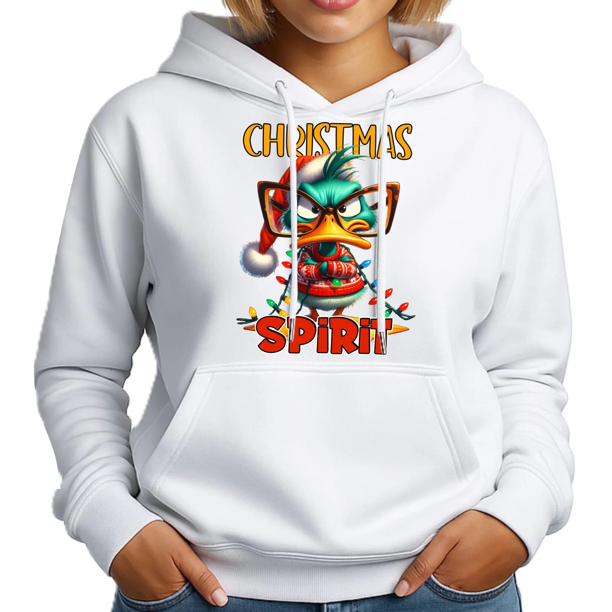 Christmas spirit | Świąteczna bluza damska z kapturem BN76 - StoryCups.pl