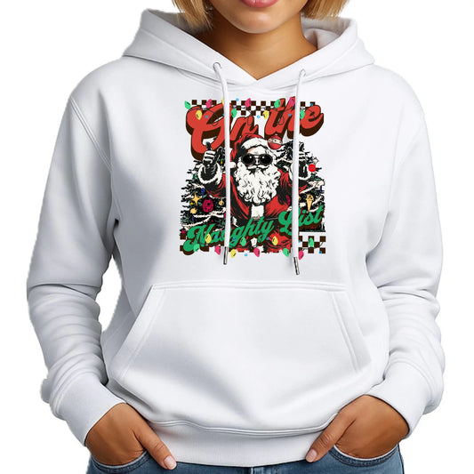 Na liście niegrzecznych | Świąteczna bluza damska z kapturem BN50 - StoryCups.pl