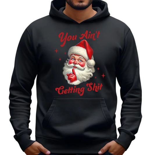 Nie dostaniesz nic | Świąteczna bluza męska z kapturem BN66 - StoryCups.pl