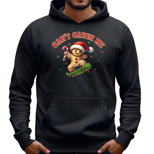 Can't catch me | Świąteczna bluza męska z kapturem BN45 - StoryCups.pl