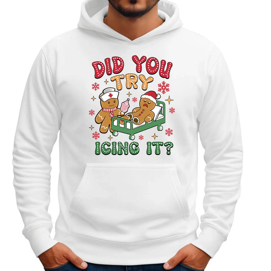 Did you try icing it? | Świąteczna bluza męska z kapturem BN78 - StoryCups.pl