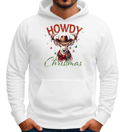 Howdy Christmas | Świąteczna bluza męska z kapturem BN54 - StoryCups.pl