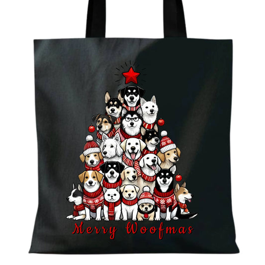 Merry woofmas | Świąteczna torba BN90 - StoryCups.pl