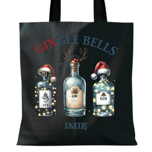 Gingle bells | Personalizowana torba świąteczna BN68 - StoryCups.pl