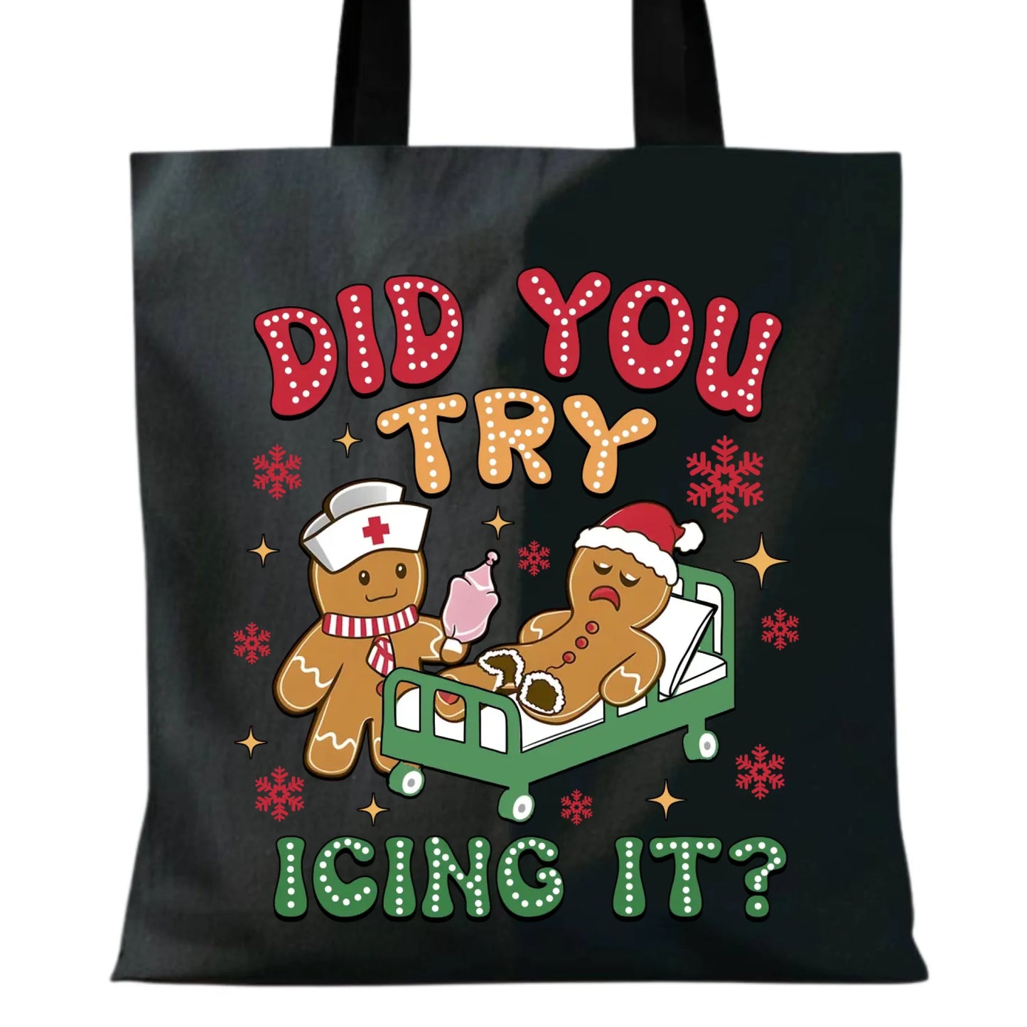Did you try icing it? | Świąteczna torba BN78 - StoryCups.pl