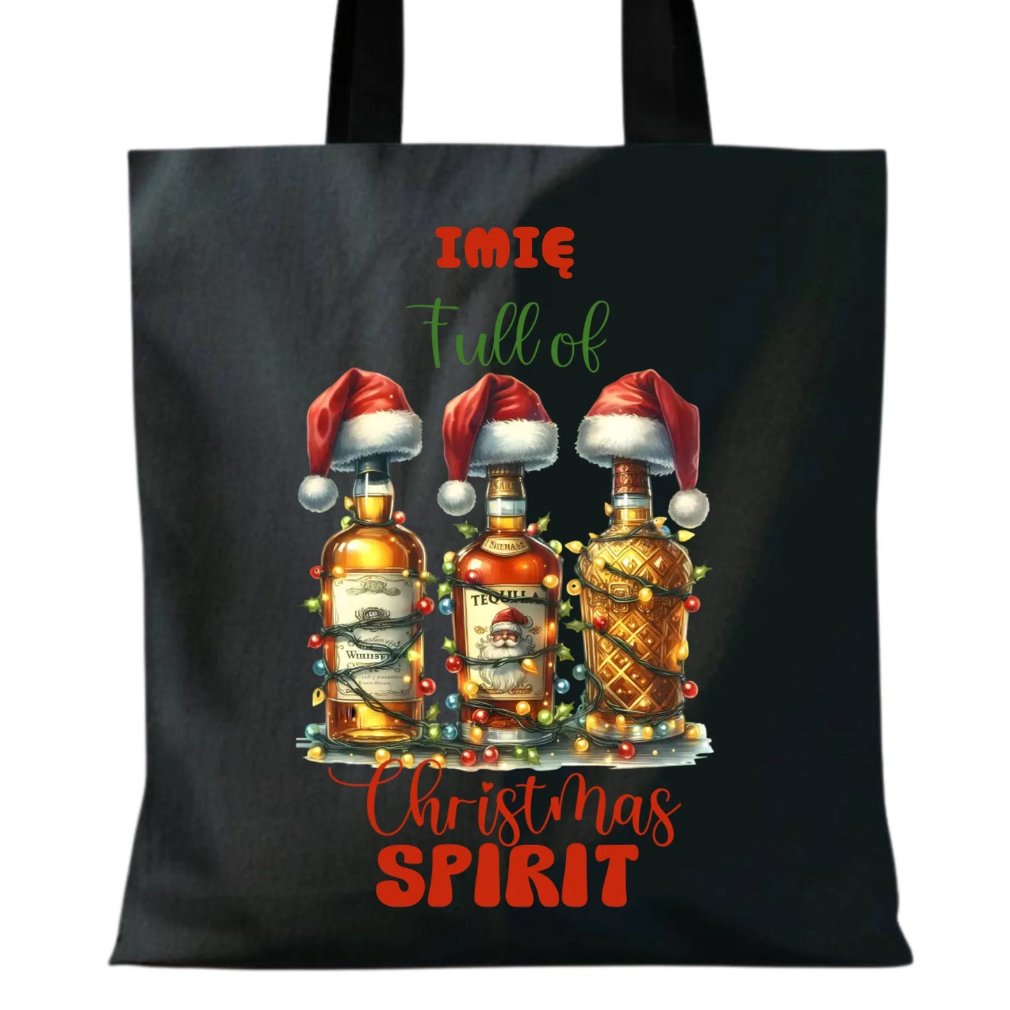 Pełen świątecznego ducha | Personalizowana torba świąteczna BN69 - StoryCups.pl
