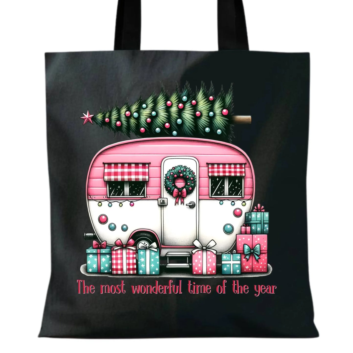 Kempingowe Święta | Świąteczna eco torba BN40 - StoryCups.pl