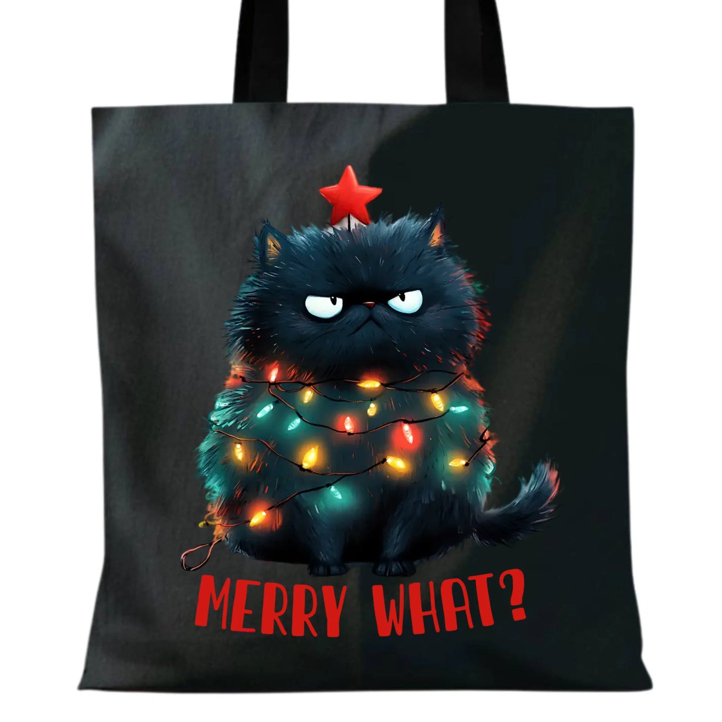 Merry what? | Świąteczna eco torba BN37 - StoryCups.pl