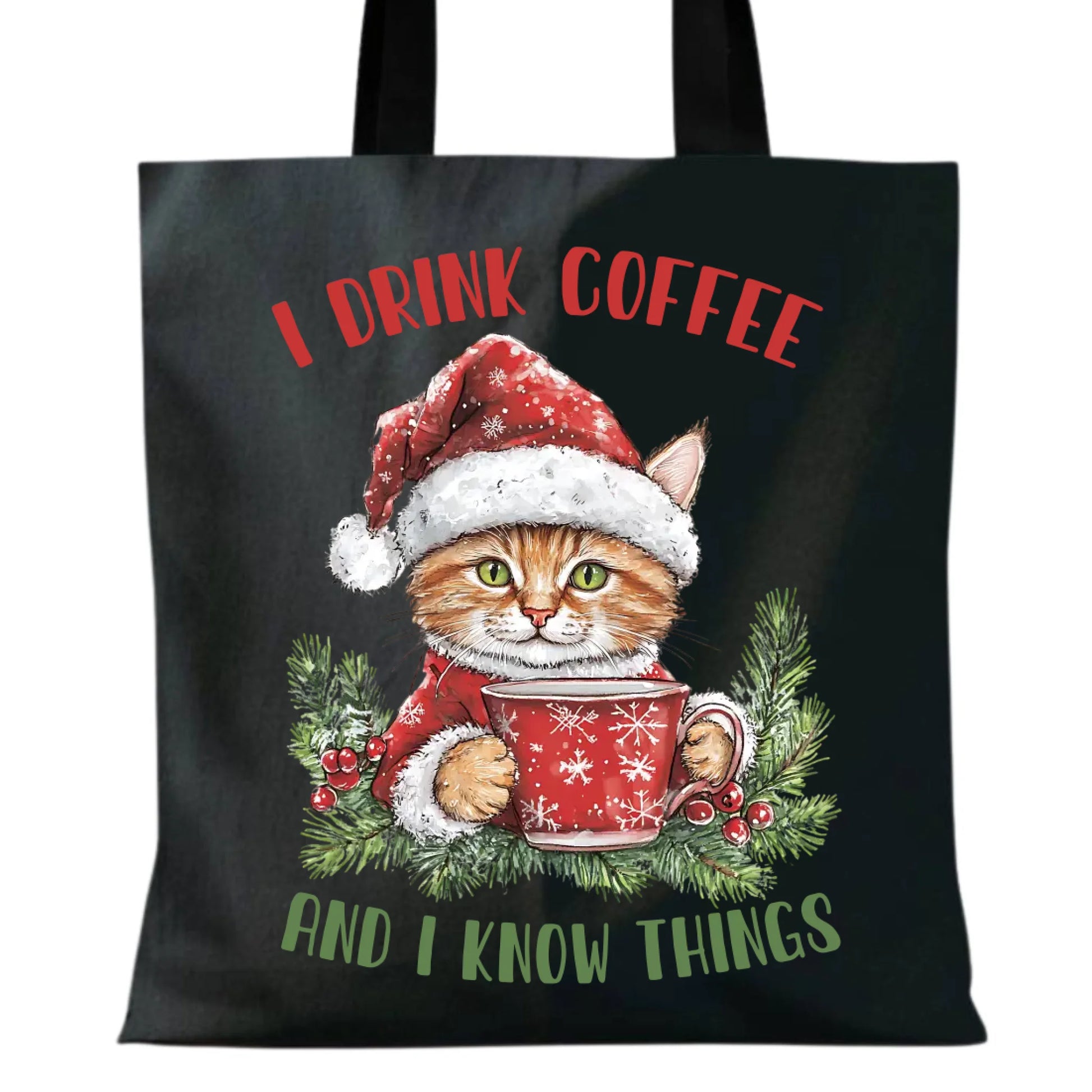 I drink coffee and I know things | Świąteczna eco torba BN39 - StoryCups.pl