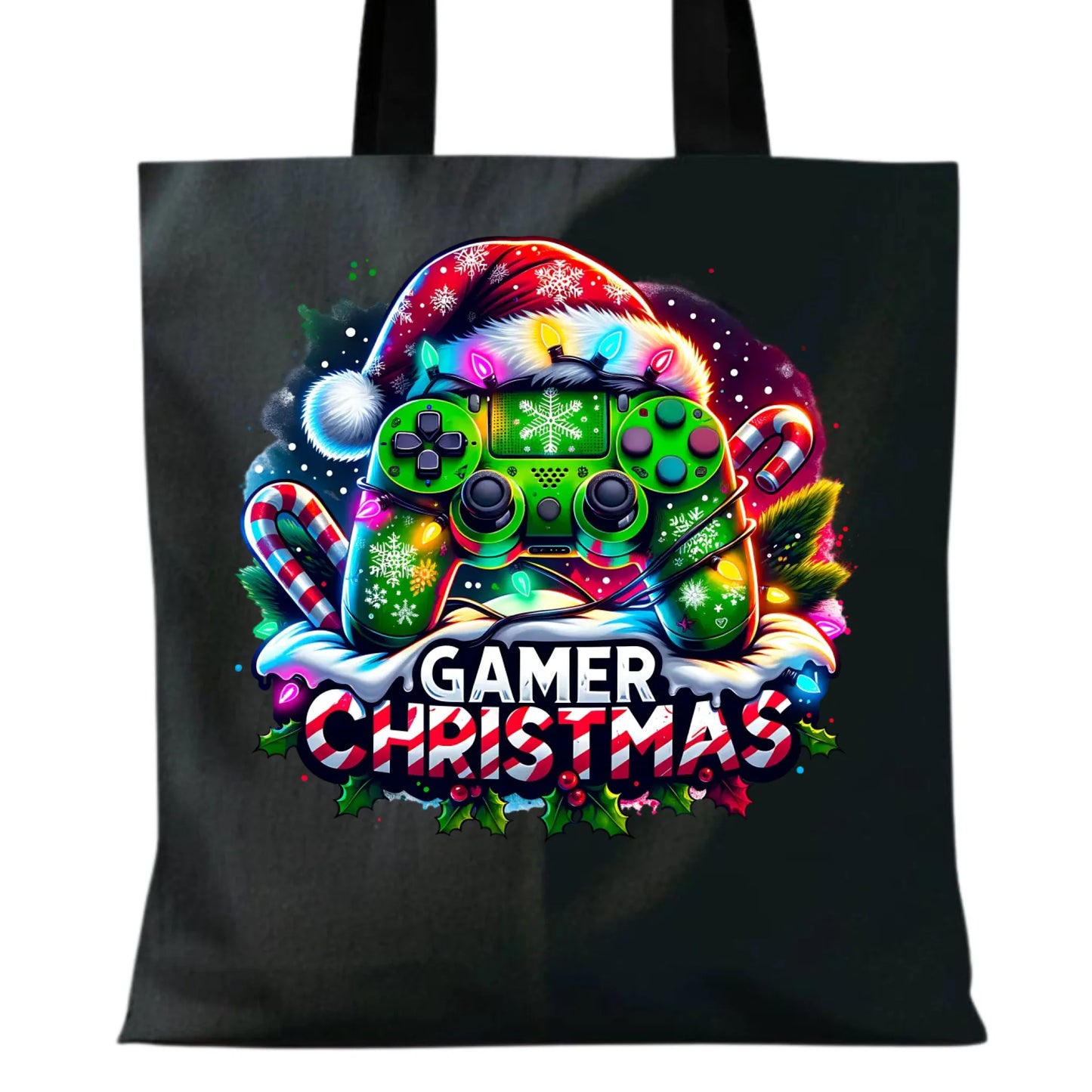 Świąteczny gracz | Eco torba na święta dla gracza BN22 - StoryCups.pl