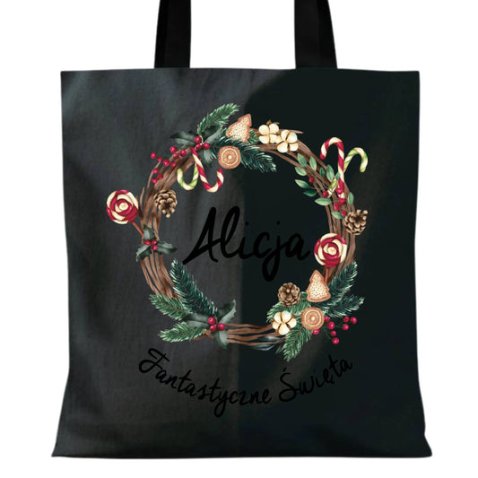 Fantastyczne Święta | Świąteczna torba z imieniem na prezent BN14 - StoryCups.pl
