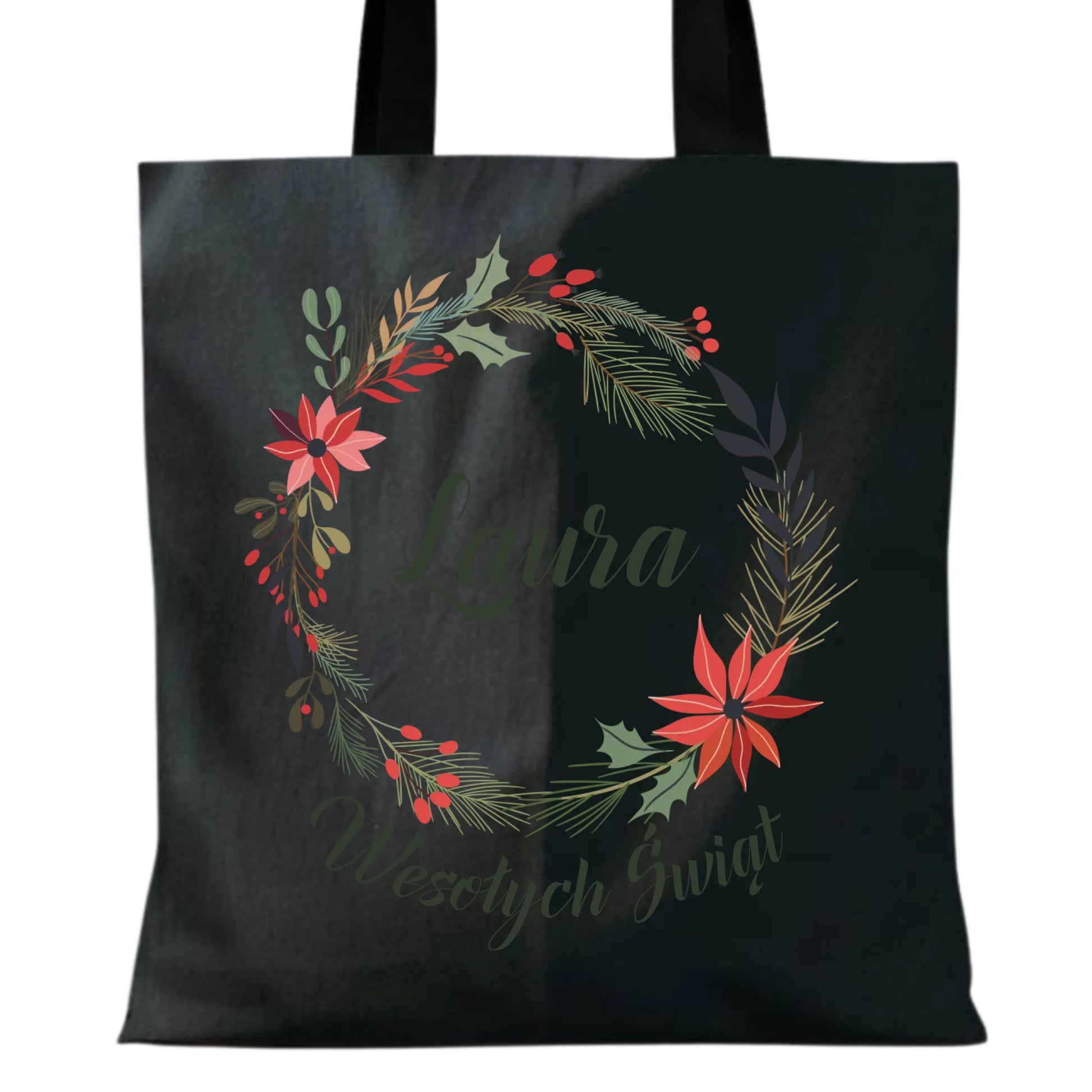 Wesołych Świąt | Personalizowana eco torba na święta BN19 - StoryCups.pl